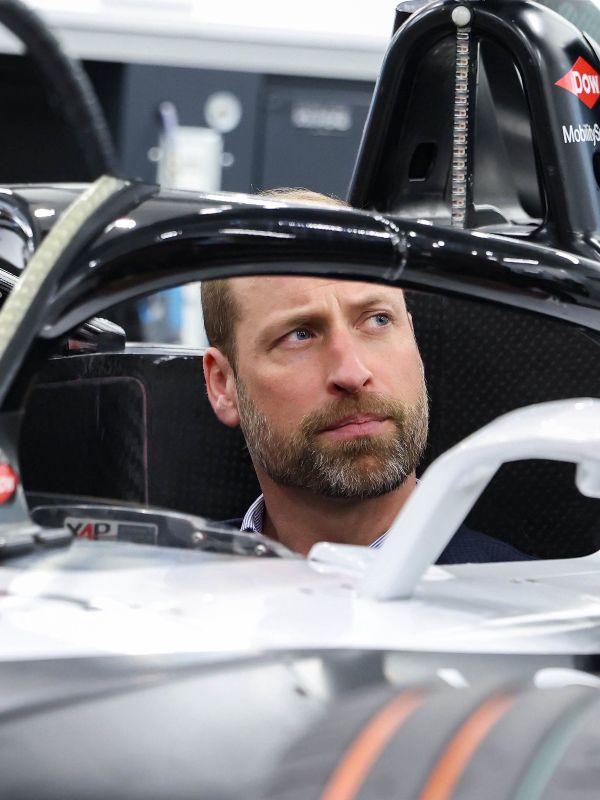 The Prince of Wales visited Jaguar Racing Headquarters, Oxford Technology Park in Kidlington, Oxfordshire