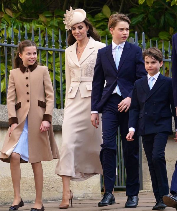 The fact that Prince George (not yet 13) is almost as tall as his mum in heels!