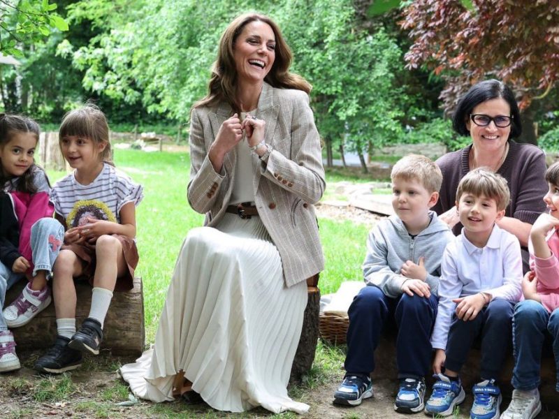 Kate Middleton Says She Stayed Up Talking to the Kids About Italy Visit