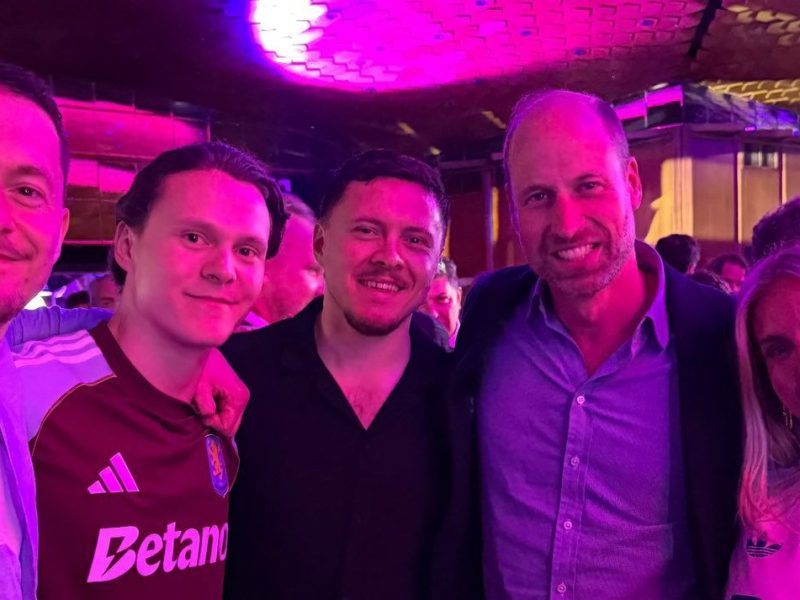Prince William Lets Loose After Aston Villa’s Huge Victory
