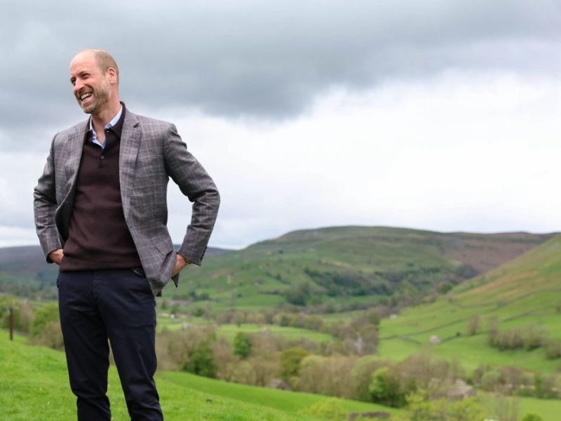 Prince William Picks Up Cakes for Farmers During Royal Visit