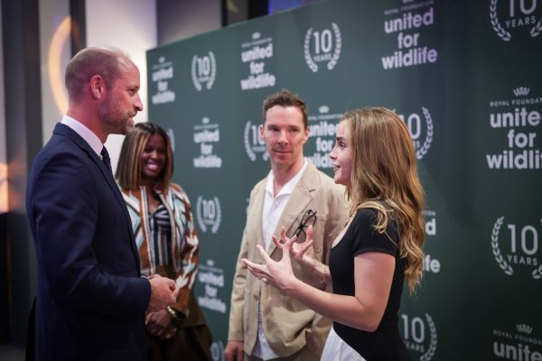 Emma Watson alongside Prince William and Benedict Cumberbatch to support an ecological initiative 