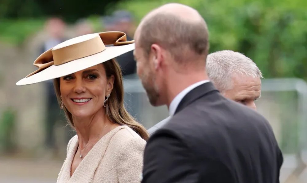 Prince William and Kate at Peter Philips Wedding