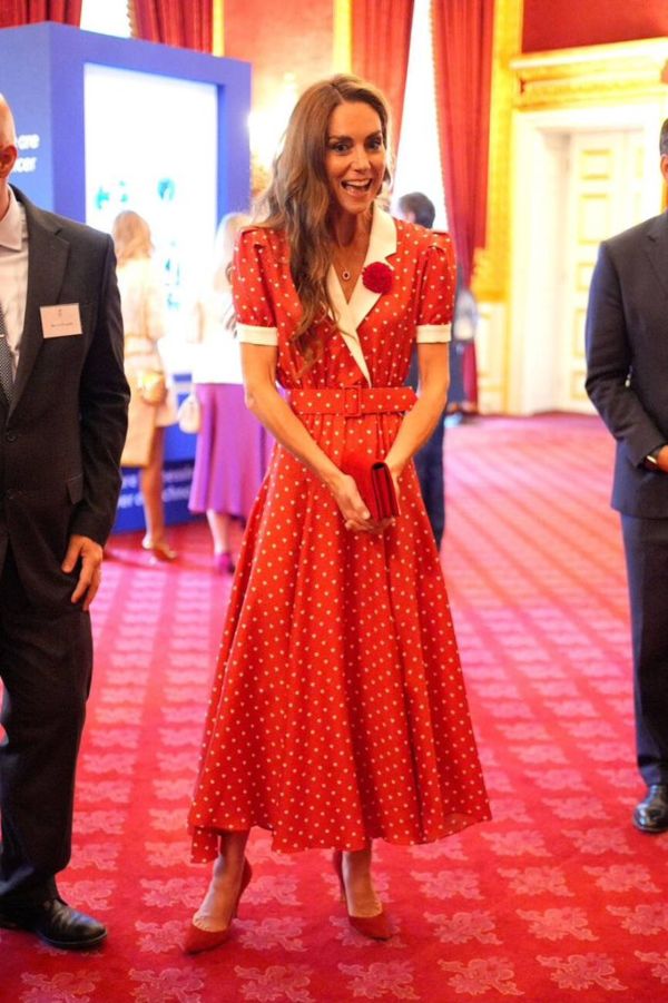 The Princess of Wales attends a reception, given by The King and Queen, at St James’s Palace on June 2, 2026 in London