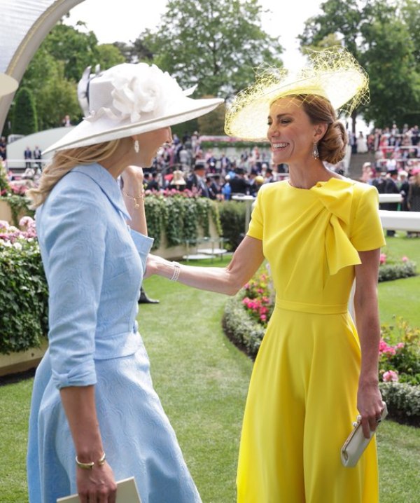 The Princess of Wales with Lady Gabriella Windsor at Royal Ascot 2026