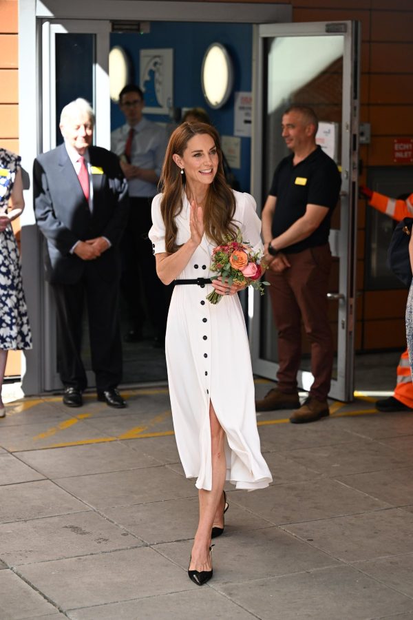 Kate Middleton visits Evelina London Children's Hospital