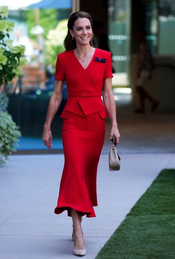 The Princess of Wales, Patron of the AELTC, arrives to attend the Wimbledon Women's Singles Final