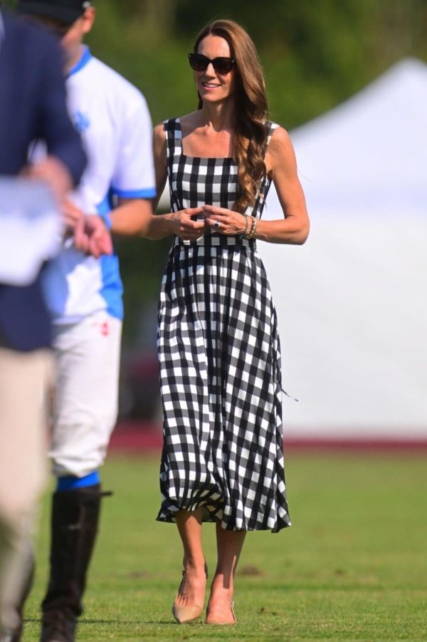 The Princess of Wales is a vision at the Charity Polo Match on 10.07.2026