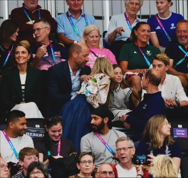 Charlotte and Sophie had a sweet exchange